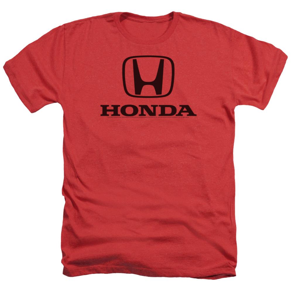 Honda Standard Logo Men's 30/1 Heather 60 40 Poly Short-Sleeve T-Shirt
