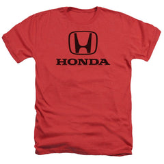 Honda Standard Logo Men's 30/1 Heather 60 40 Poly Short-Sleeve T-Shirt