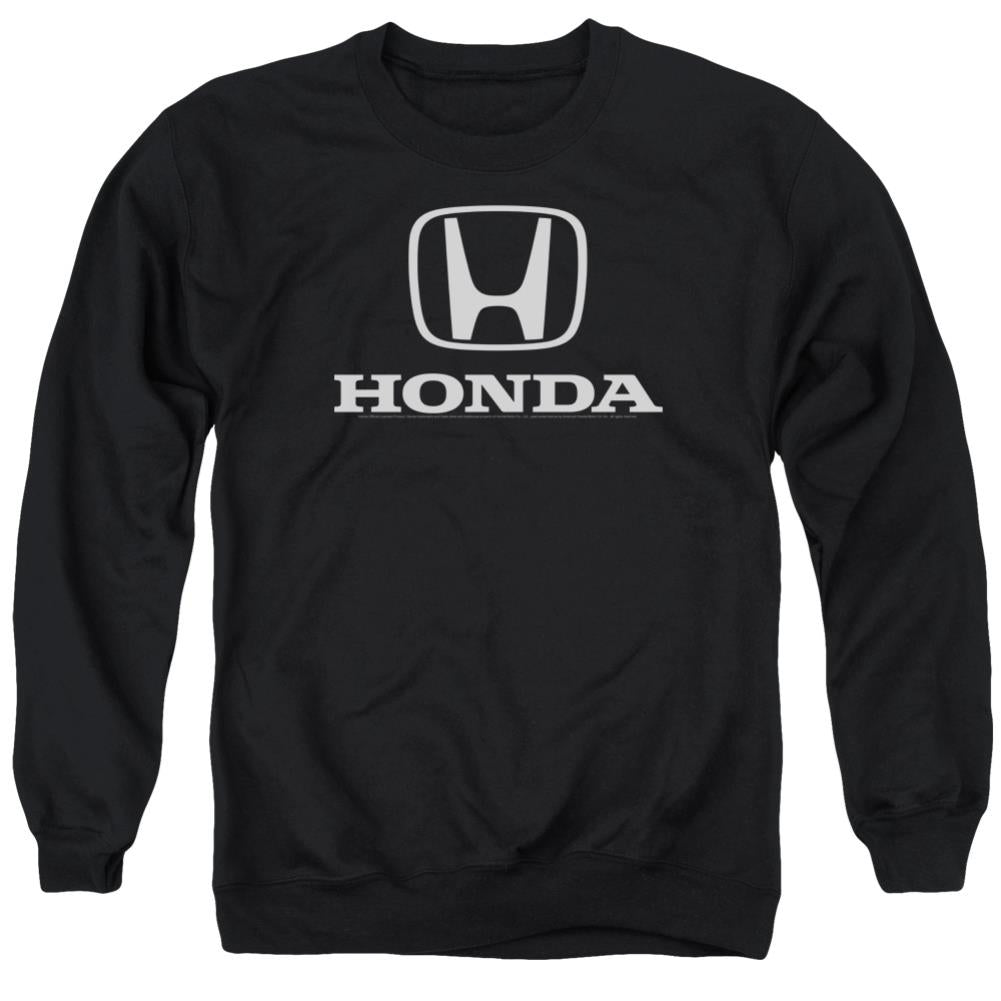 Honda Standard Logo Men's Crewneck 50 50 Poly Long-Sleeve T-Shirt