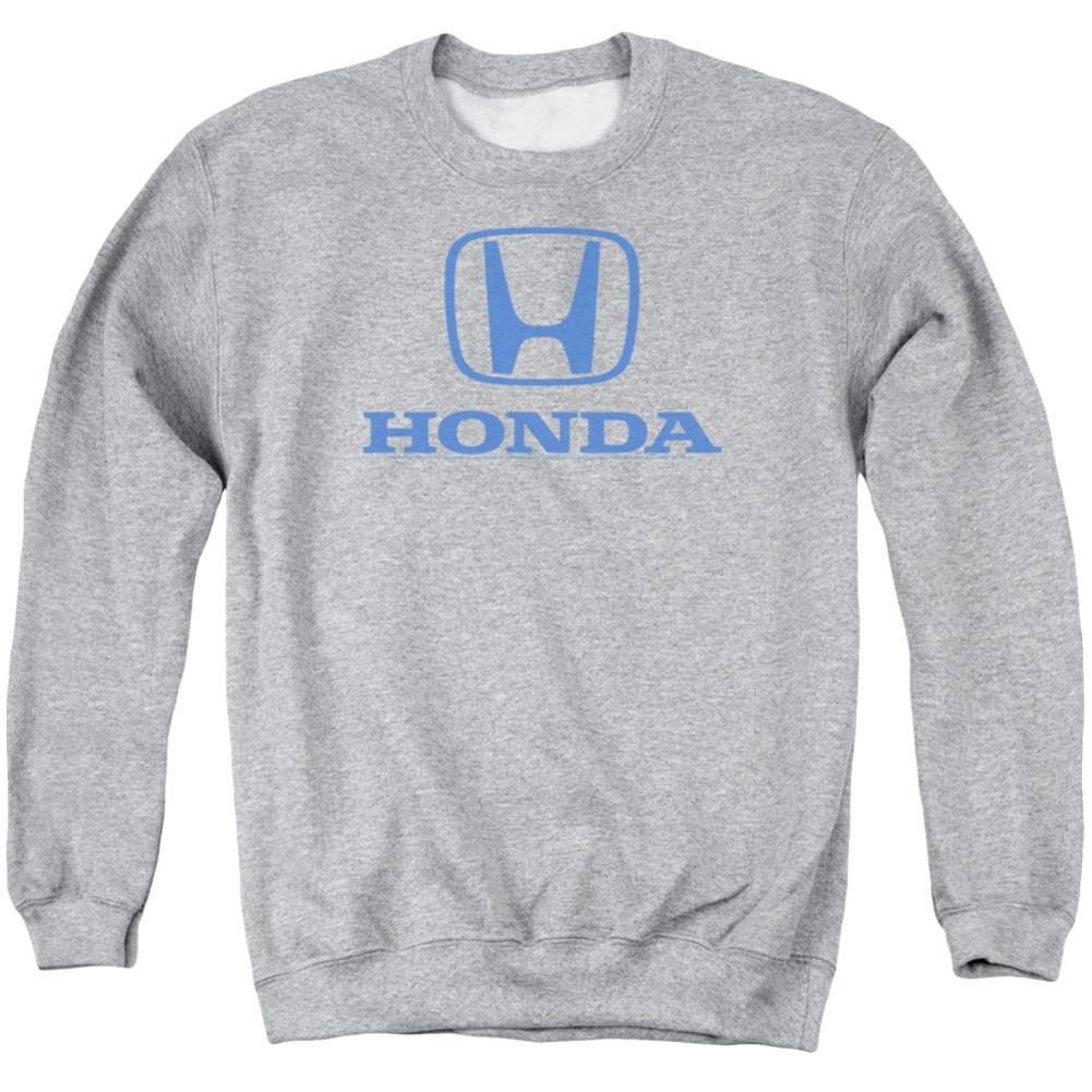 Honda Standard Logo Men's Crewneck 50 50 Poly Long-Sleeve T-Shirt