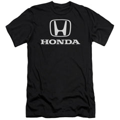 Honda Standard Logo Men's Ultra-Soft 30/1 Cotton Slim Short-Sleeve T-Shirt