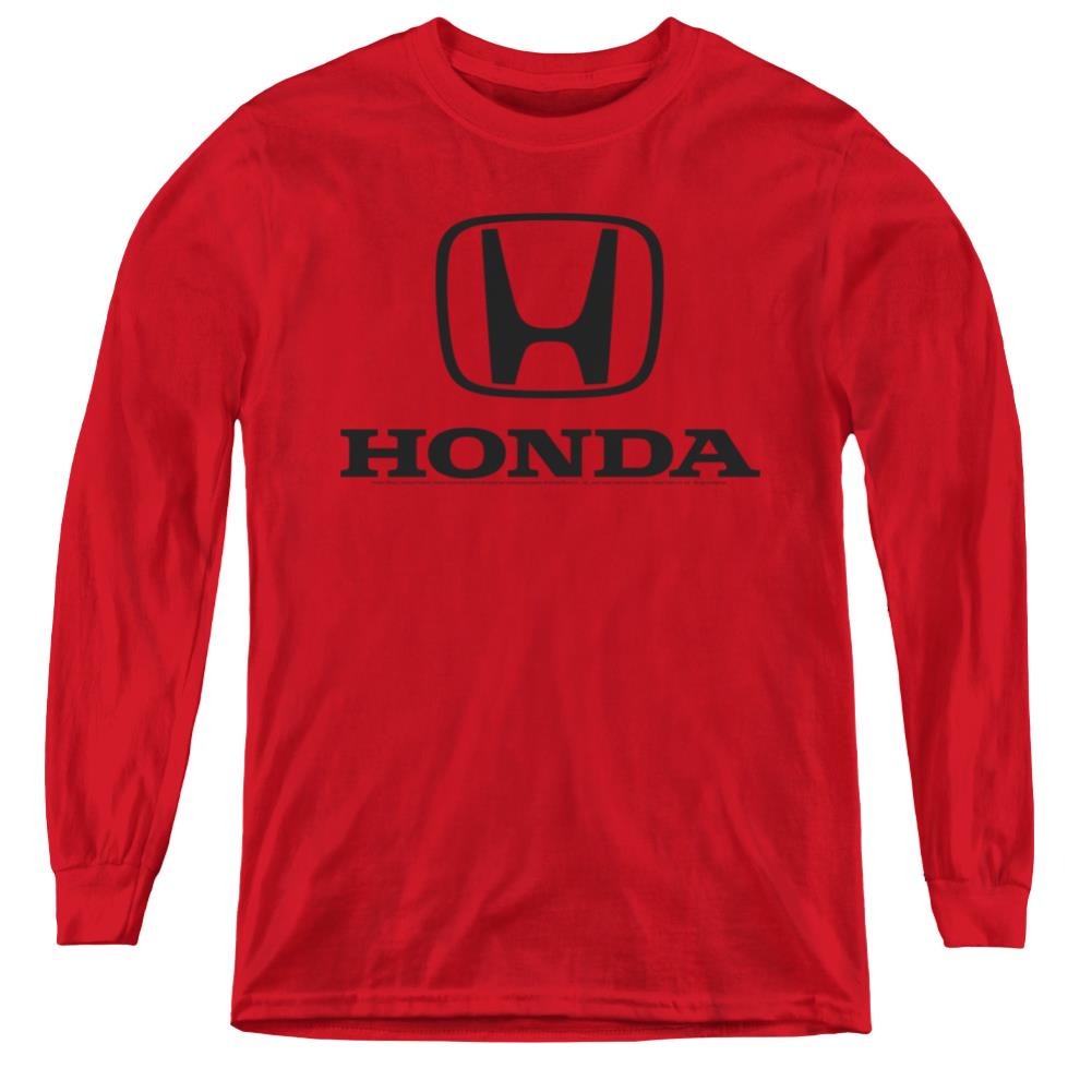 Honda Standard Logo Youth Long-Sleeve T-Shirt