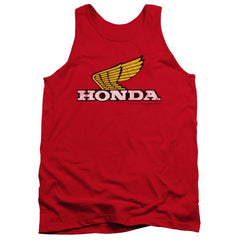 Honda Yellow Wing Logo Men's 18/1 Cotton Tank Top