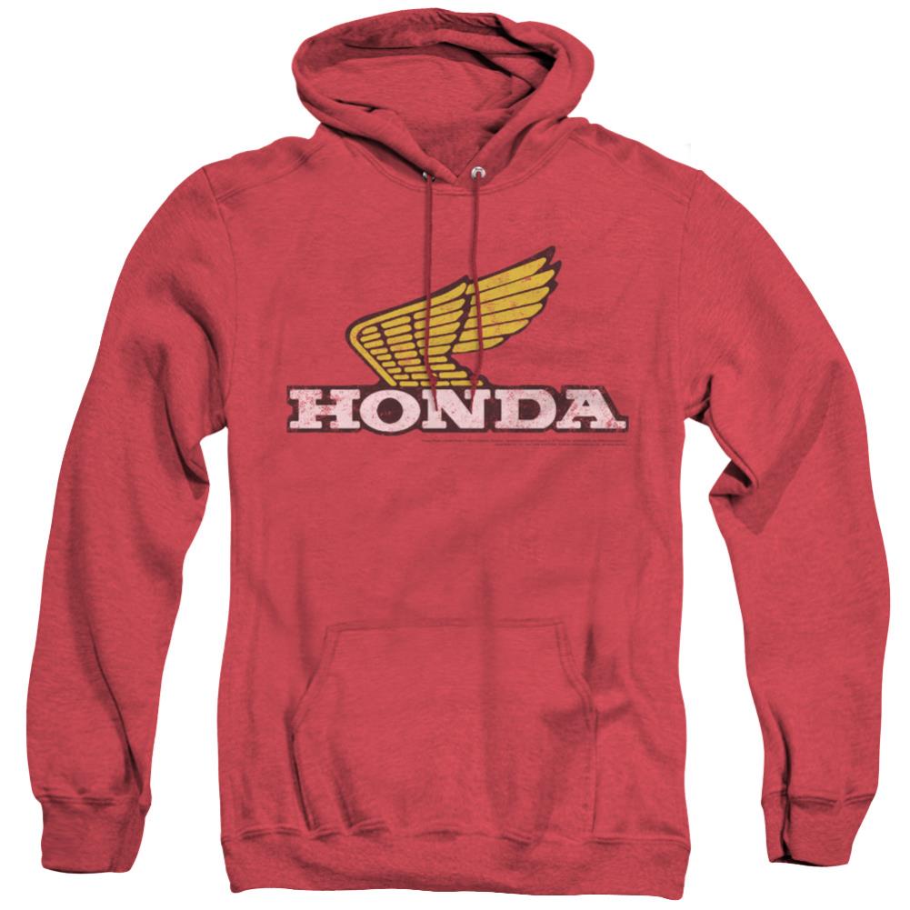 Honda Yellow Wing Logo Men's Pull-Over Hoodie
