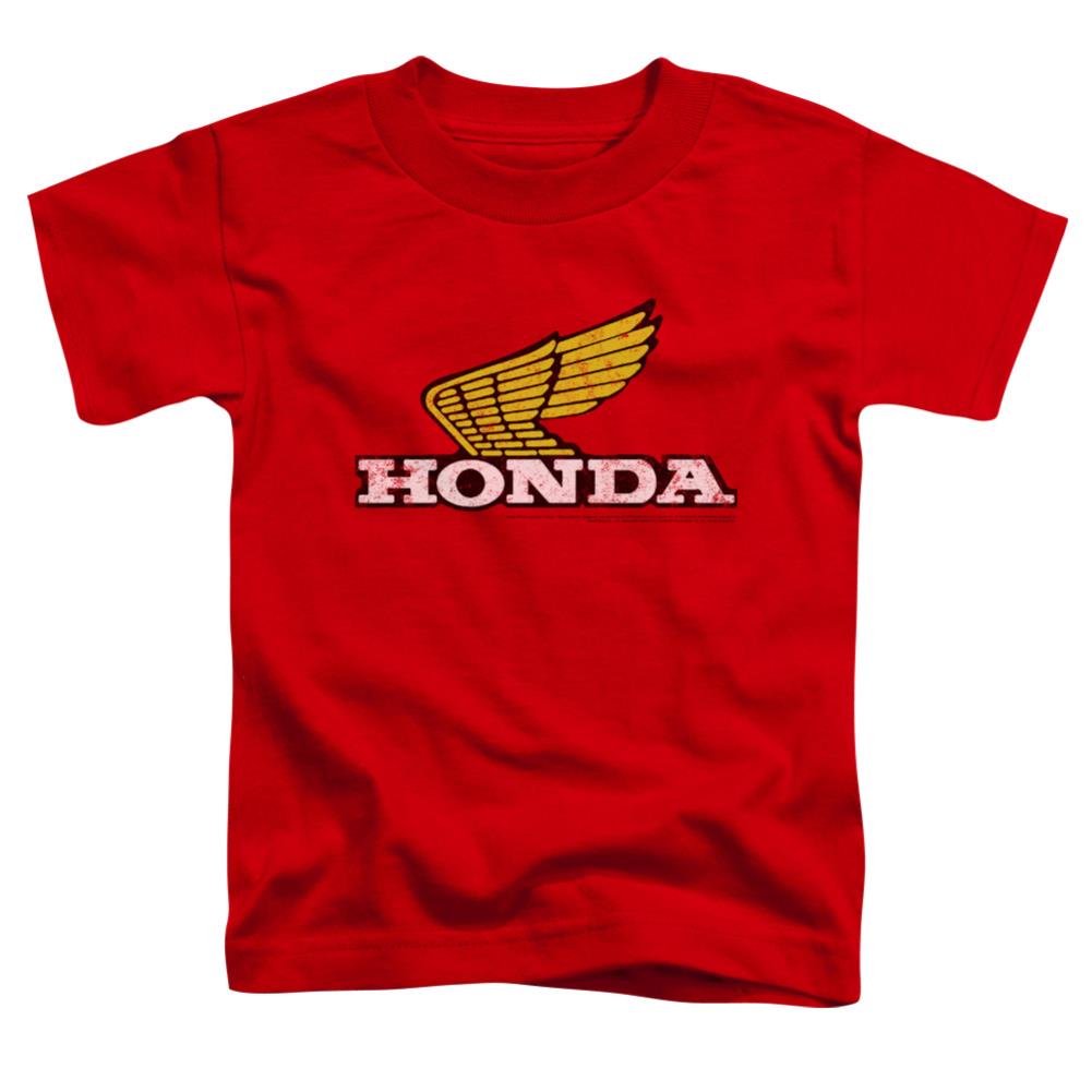 Honda Yellow Wing Logo Toddler 18/1 Cotton Short-Sleeve T-Shirt