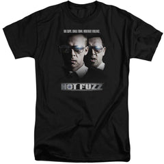 Hot Fuzz Big Cops Men's 18/1 Tall Cotton Short-Sleeve T-Shirt