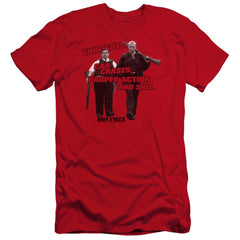 Hot Fuzz Days Work Men's Ultra-Soft 30/1 Cotton Slim Short-Sleeve T-Shirt