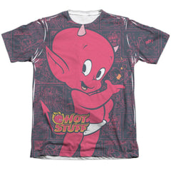 Hot Stuff Comic Panels Men's Regular Fit Poly Cotton Short-Sleeve T-Shirt