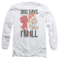Hot Stuff Doc Says Men's 18/1 Cotton Long-Sleeve T-Shirt