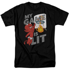 Hot Stuff Game Is Lit Men's 18/1 Cotton Short-Sleeve T-Shirt