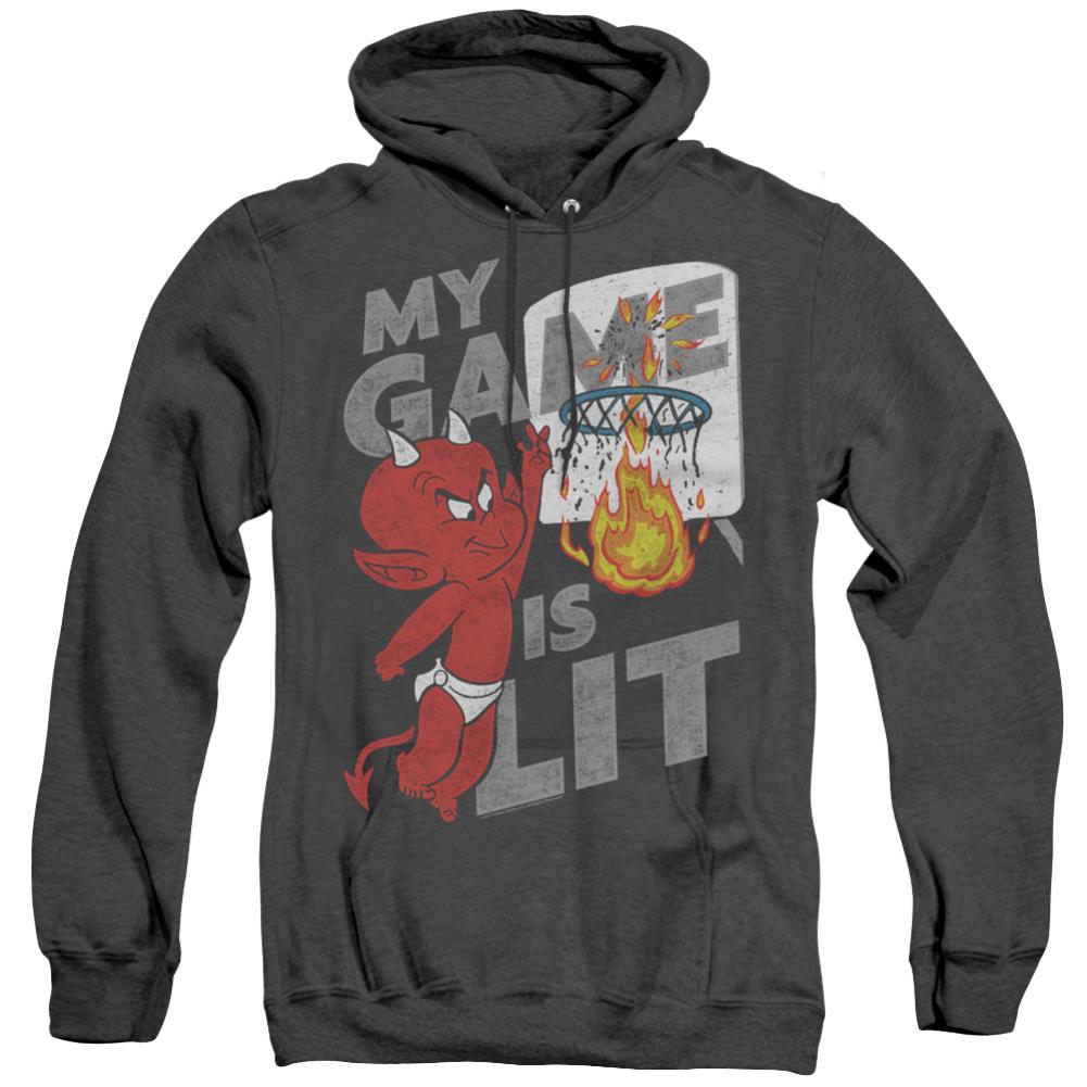 Hot Stuff Game Is Lit Men's Pull-Over Hoodie