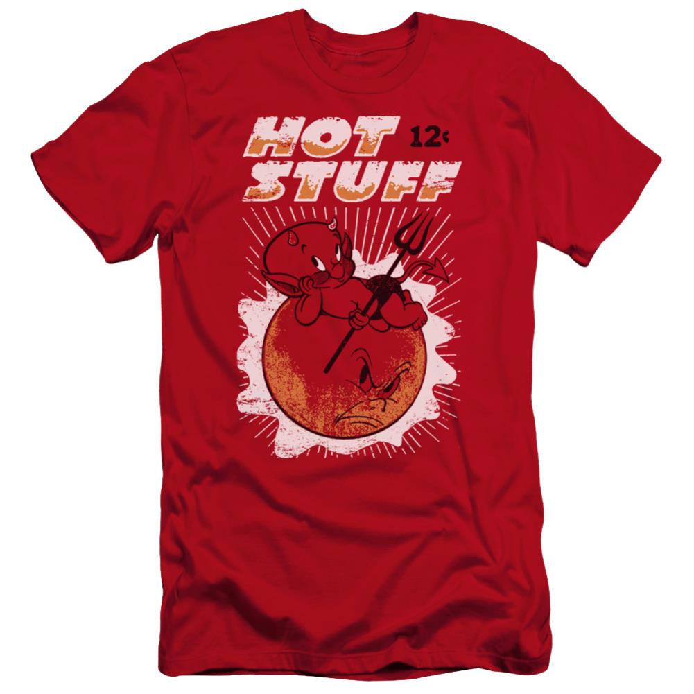 Hot Stuff On The Sun Men's Ultra-Soft 30/1 Cotton Slim Short-Sleeve T-Shirt