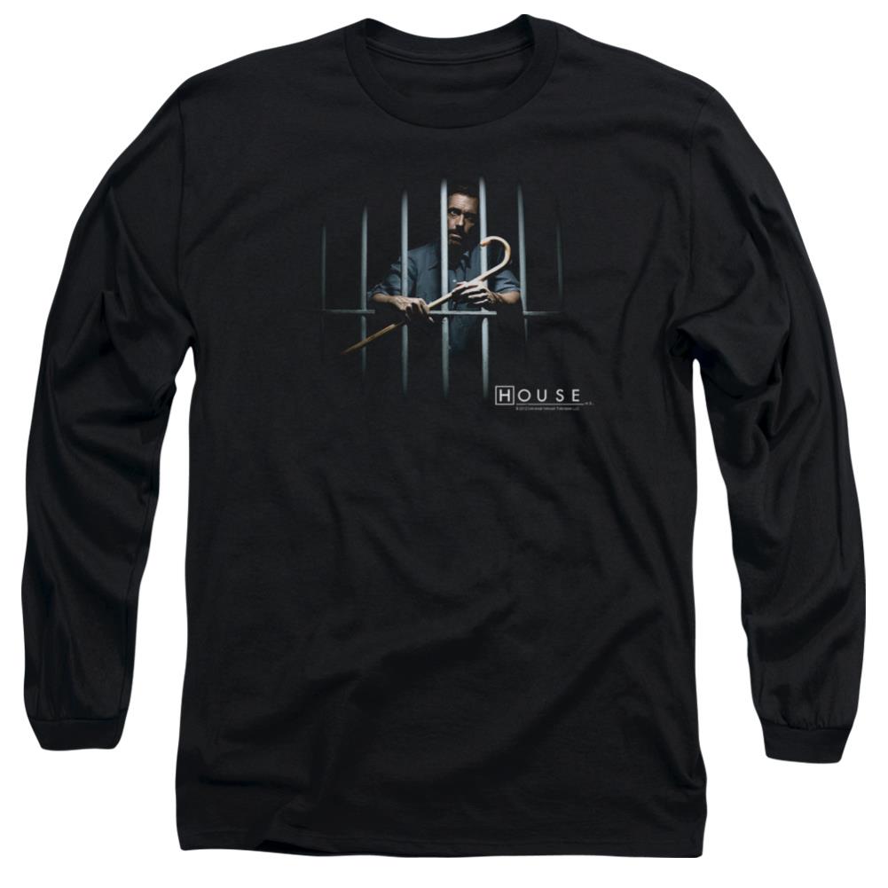 House Behind Bars Men's 18/1 Cotton Long-Sleeve T-Shirt