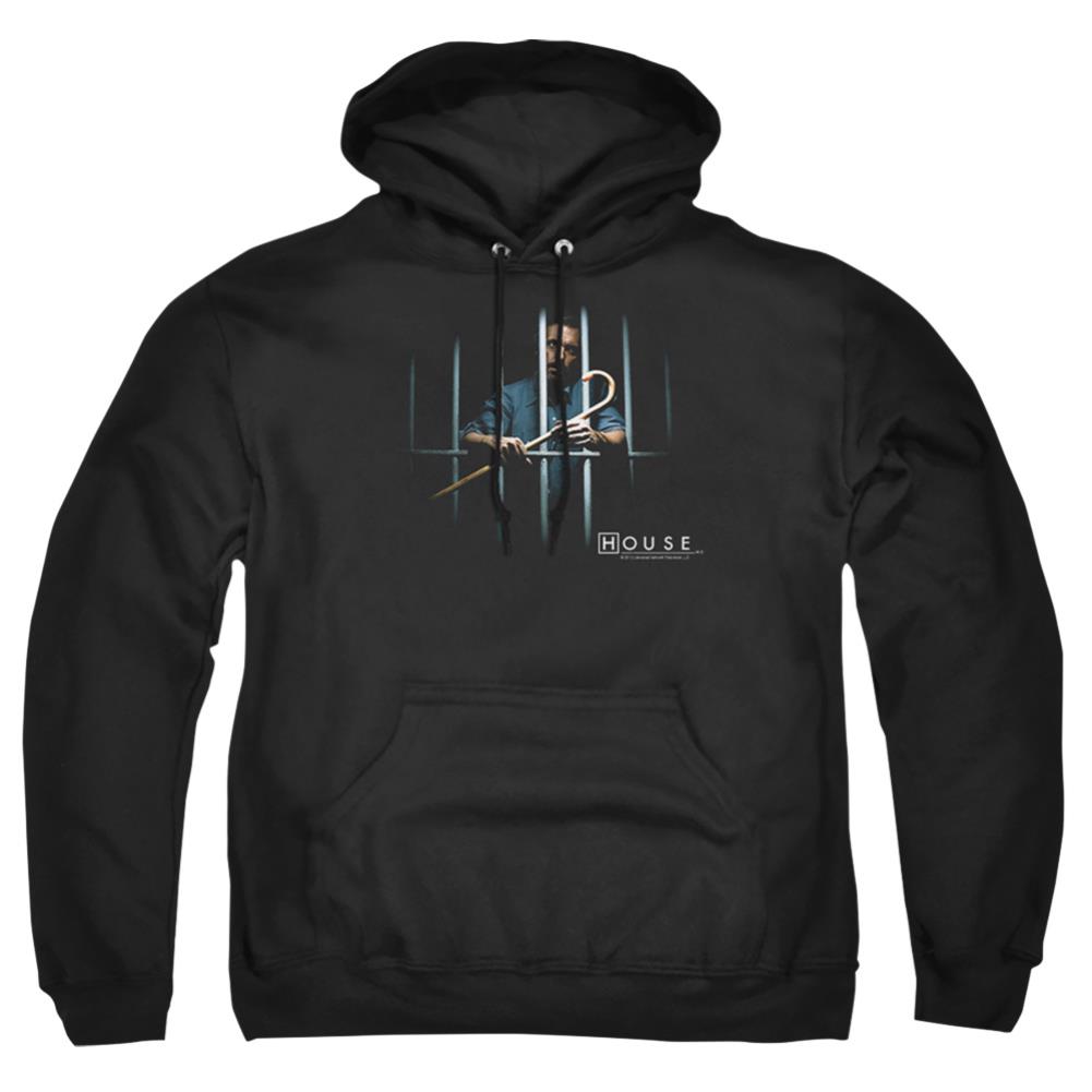 House Behind Bars Men's Pull-Over 75 25 Poly Hoodie