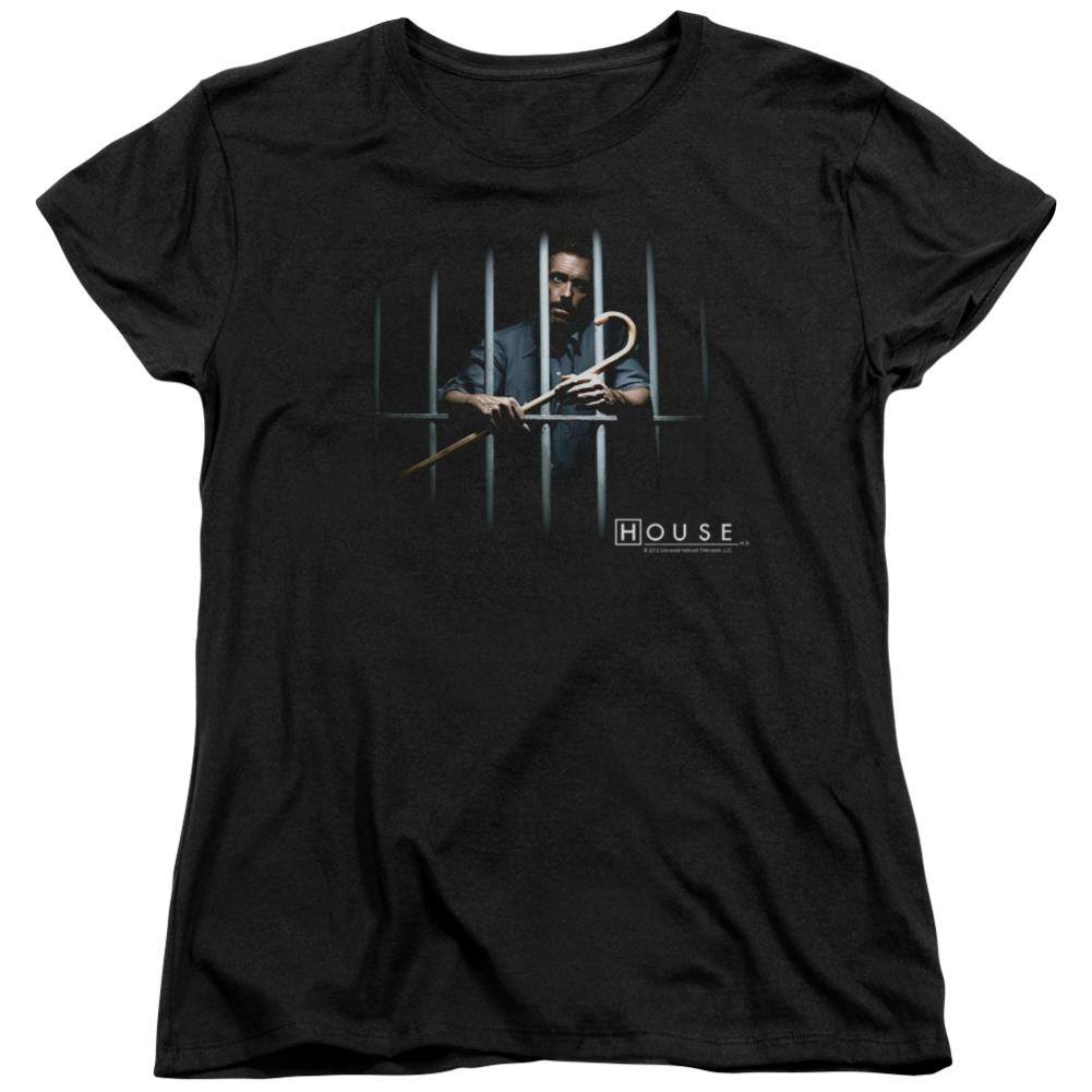House Behind Bars Women's 18/1 Cotton Short-Sleeve T-Shirt