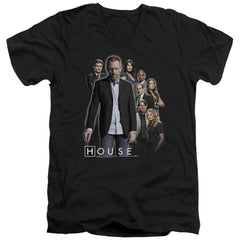 House Crew Men's 30/1 Cotton Slim V-Neck T-Shirt