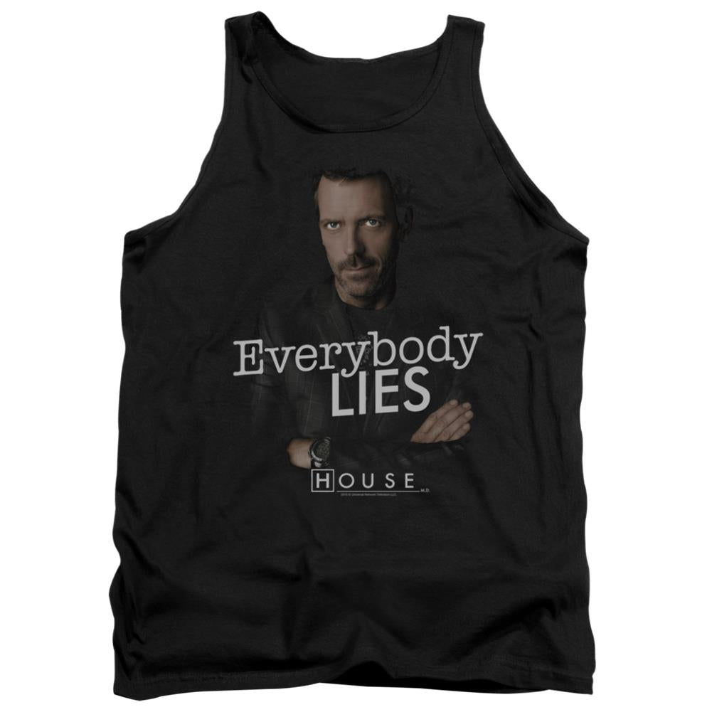 House Everybody Lies Men's 18/1 Cotton Tank Top