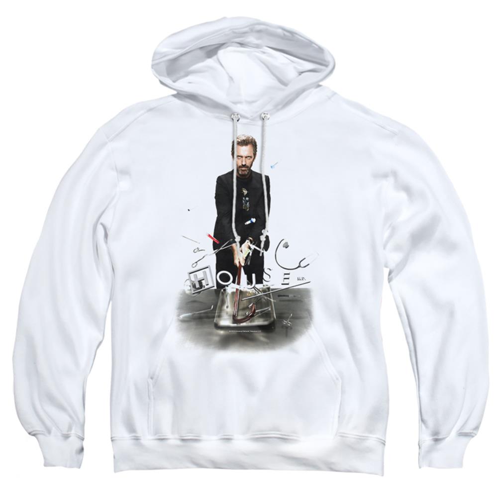 House Hit It Men's Pull-Over 75 25 Poly Hoodie