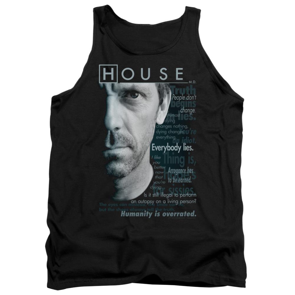 House Houseisms Men's 18/1 Cotton Tank Top