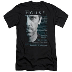 House Houseisms Men's Ultra-Soft 30/1 Cotton Slim Short-Sleeve T-Shirt