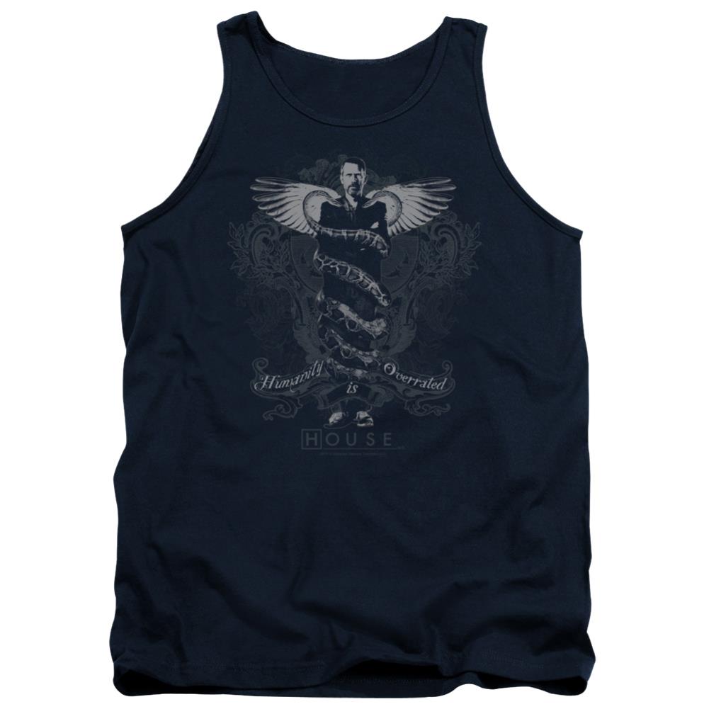 House Humanity Is Overrated Men's 18/1 Cotton Tank Top