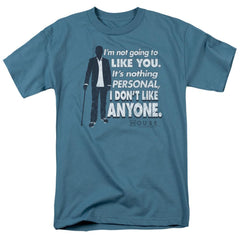 House I Don't Like Anyone Men's 18/1 Cotton Short-Sleeve T-Shirt
