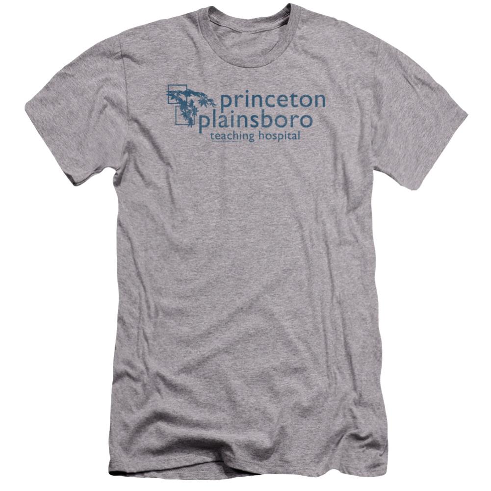 House Princeton Plainsboro Men's Ultra-Soft 30/1 Cotton Slim Short-Sleeve T-Shirt