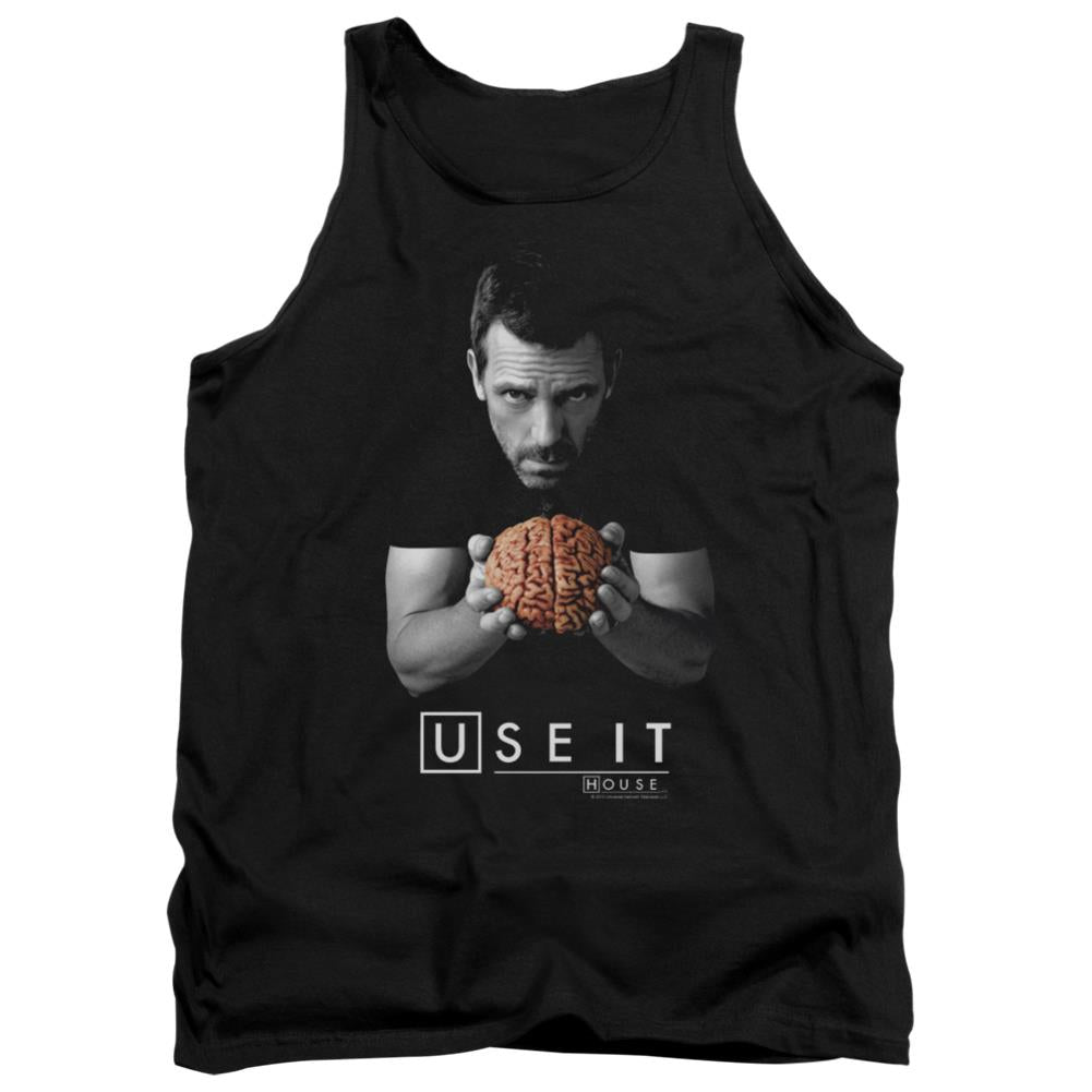 House Use It Men's 18/1 Cotton Tank Top