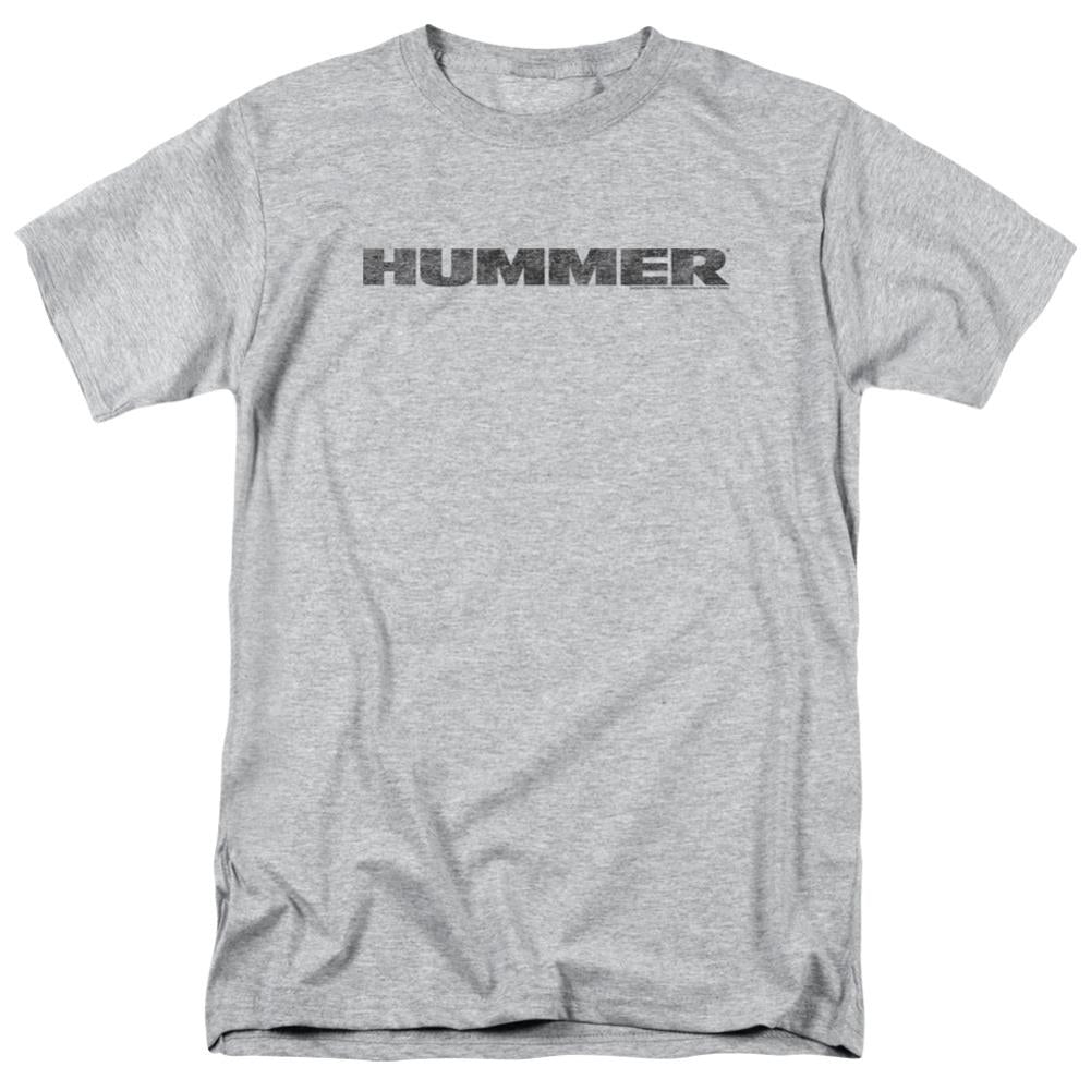 Hummer Distressed Hummer Logo Men's 18/1 Cotton Short-Sleeve T-Shirt