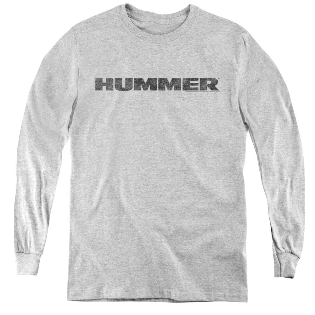 Hummer Distressed Hummer Logo Youth Long-Sleeve T-Shirt