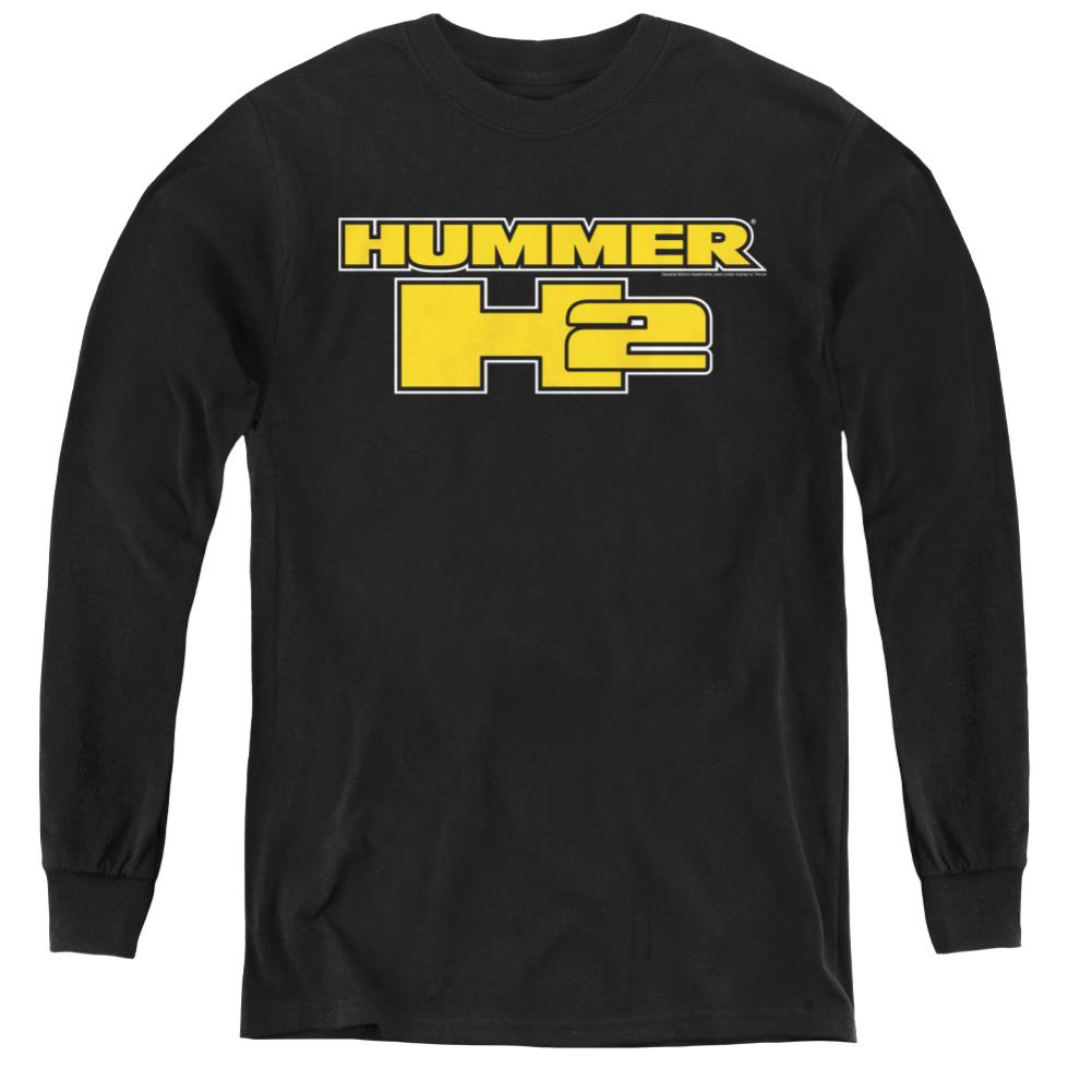 Hummer H2 Block Logo Youth Long-Sleeve T-Shirt