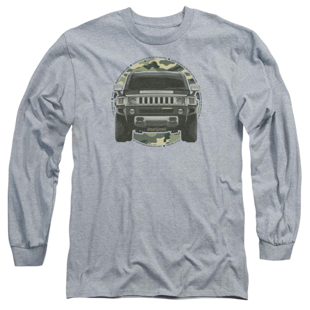 Hummer Lead Or Follow Men's 18/1 Cotton Long-Sleeve T-Shirt