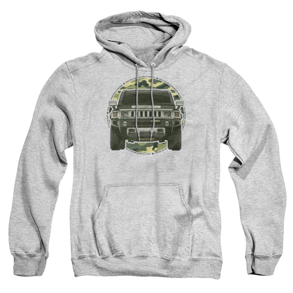 Hummer Lead Or Follow Men's Pull-Over 75 25 Poly Hoodie