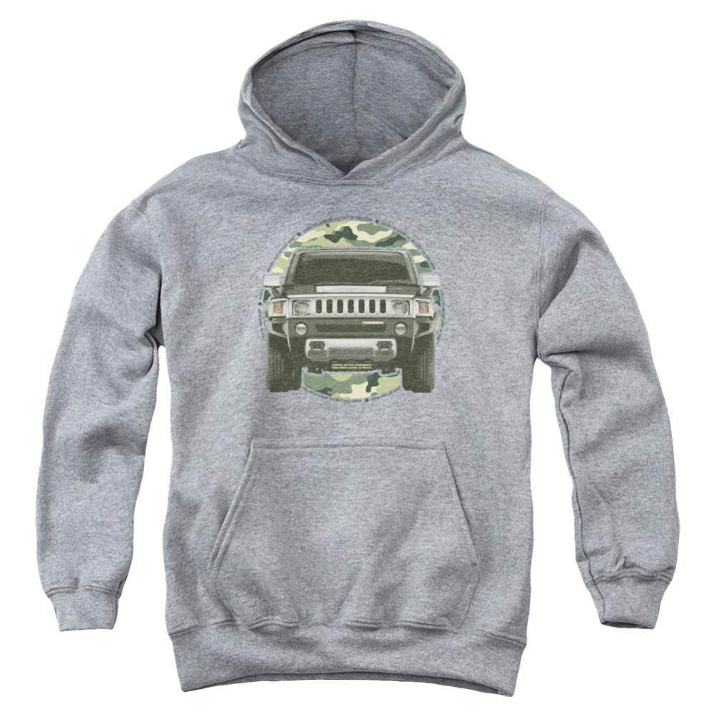 Hummer Lead Or Follow Youth Cotton Poly Pull-Over Hoodie