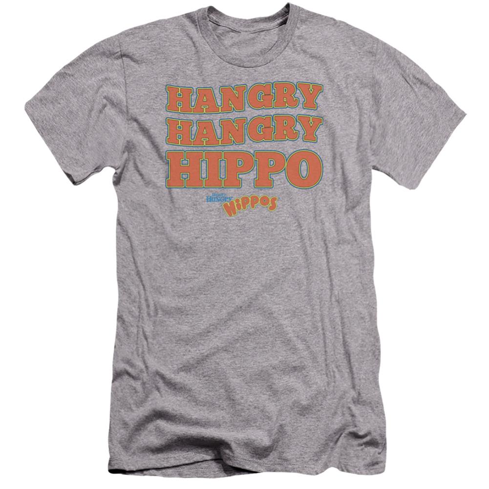 Hungry Hungry Hippos Hangry Men's Ultra-Soft 30/1 Cotton Slim Short-Sleeve T-Shirt