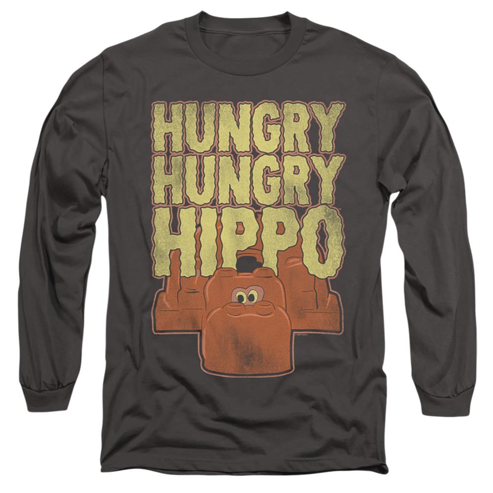 Hungry Hungry Hippos Hungry Hungry Hippo Men's 18/1 Cotton Long-Sleeve T-Shirt