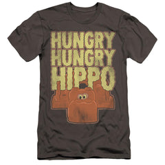 Hungry Hungry Hippos Hungry Hungry Hippo Men's Ultra-Soft 30/1 Cotton Slim Short-Sleeve T-Shirt