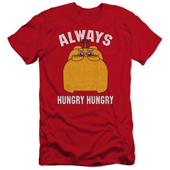 Hungry Hungry Hippos Hungry Men's Ultra-Soft 30/1 Cotton Slim Short-Sleeve T-Shirt