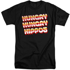 Hungry Hungry Hippos Hungry Vintage Logo Men's 18/1 Tall Cotton Short-Sleeve T-Shirt