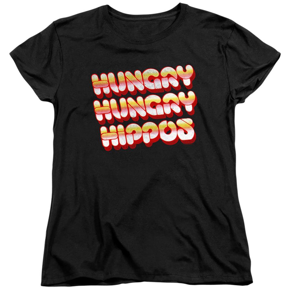 Hungry Hungry Hippos Hungry Vintage Logo Women's 18/1 Cotton Short-Sleeve T-Shirt