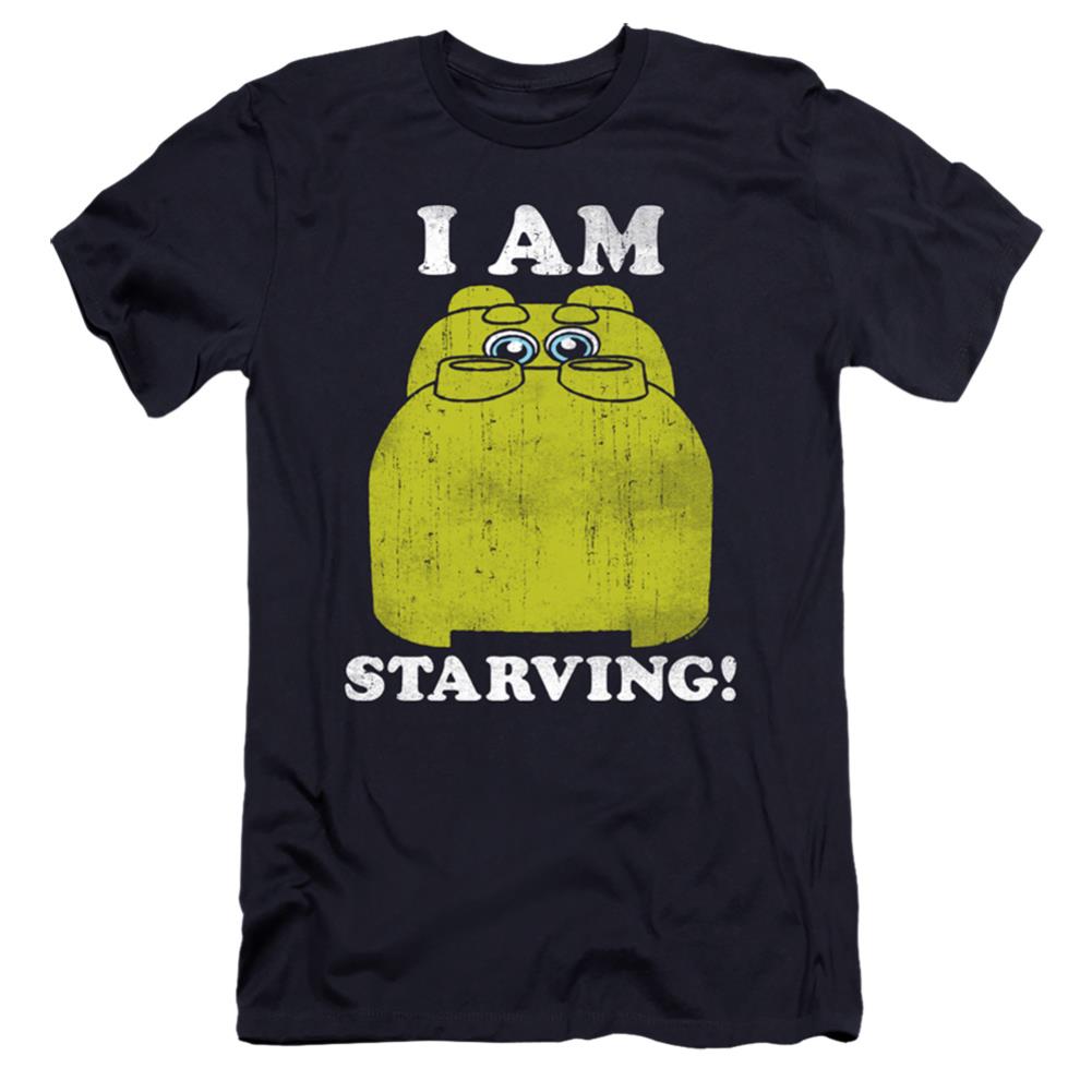 Hungry Hungry Hippos I'm Starving Men's Ultra-Soft 30/1 Cotton Slim Short-Sleeve T-Shirt