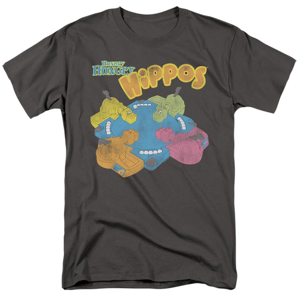 Hungry Hungry Hippos Ready To Play Men's 18/1 Cotton Short-Sleeve T-Shirt