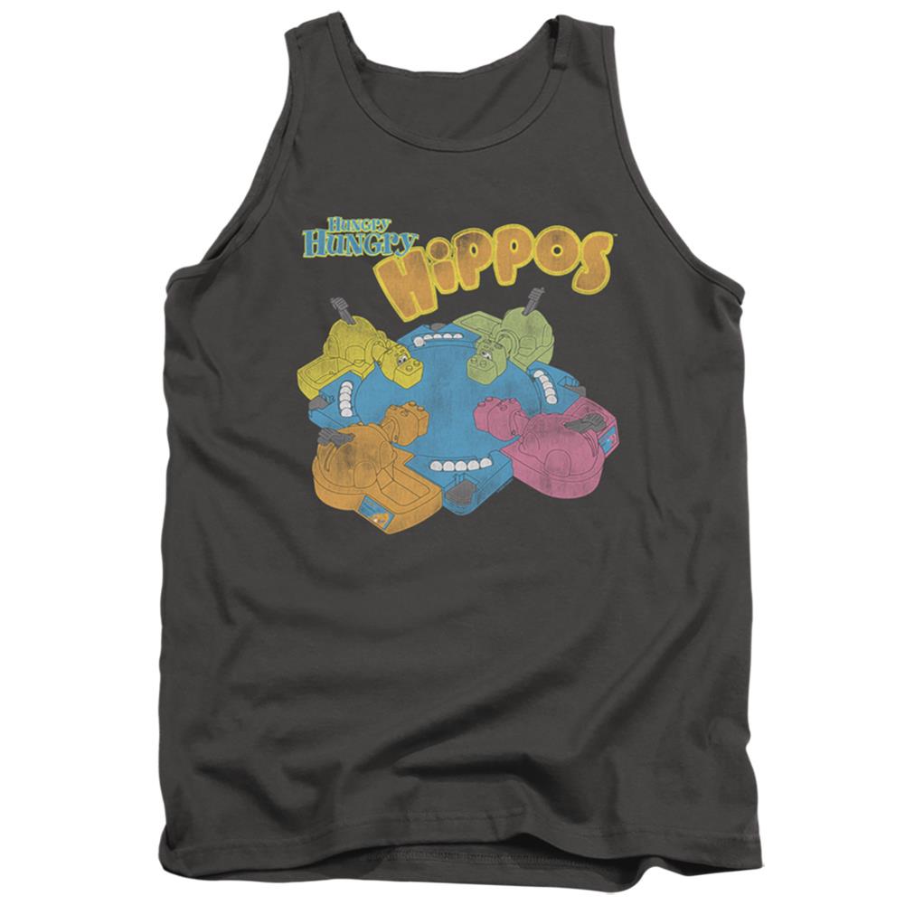 Hungry Hungry Hippos Ready To Play Men's 18/1 Cotton Tank Top