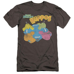 Hungry Hungry Hippos Ready To Play Men's Ultra-Soft 30/1 Cotton Slim Short-Sleeve T-Shirt