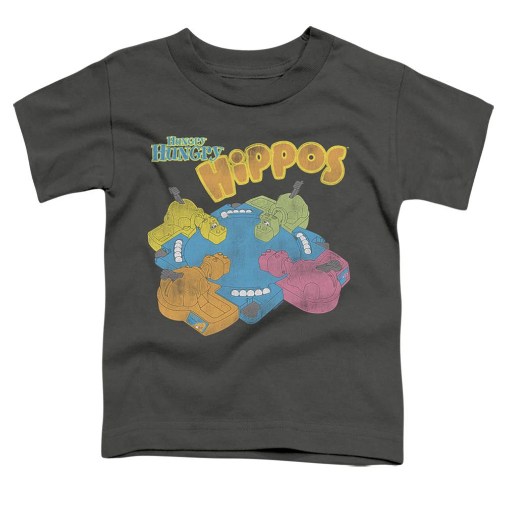 Hungry Hungry Hippos Ready To Play Toddler 18/1 Cotton Short-Sleeve T-Shirt