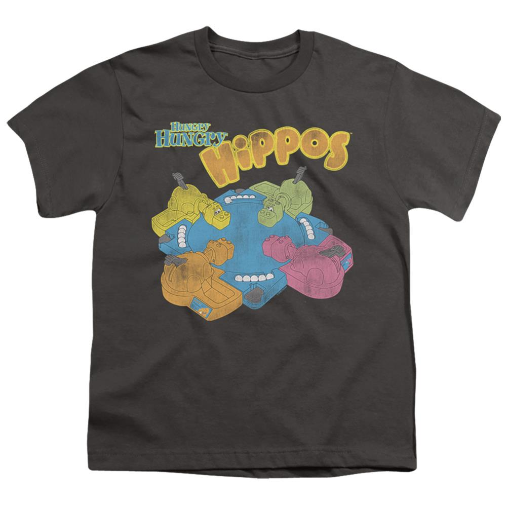 Hungry Hungry Hippos Ready To Play Youth 18/1 100% Cotton Short-Sleeve T-Shirt