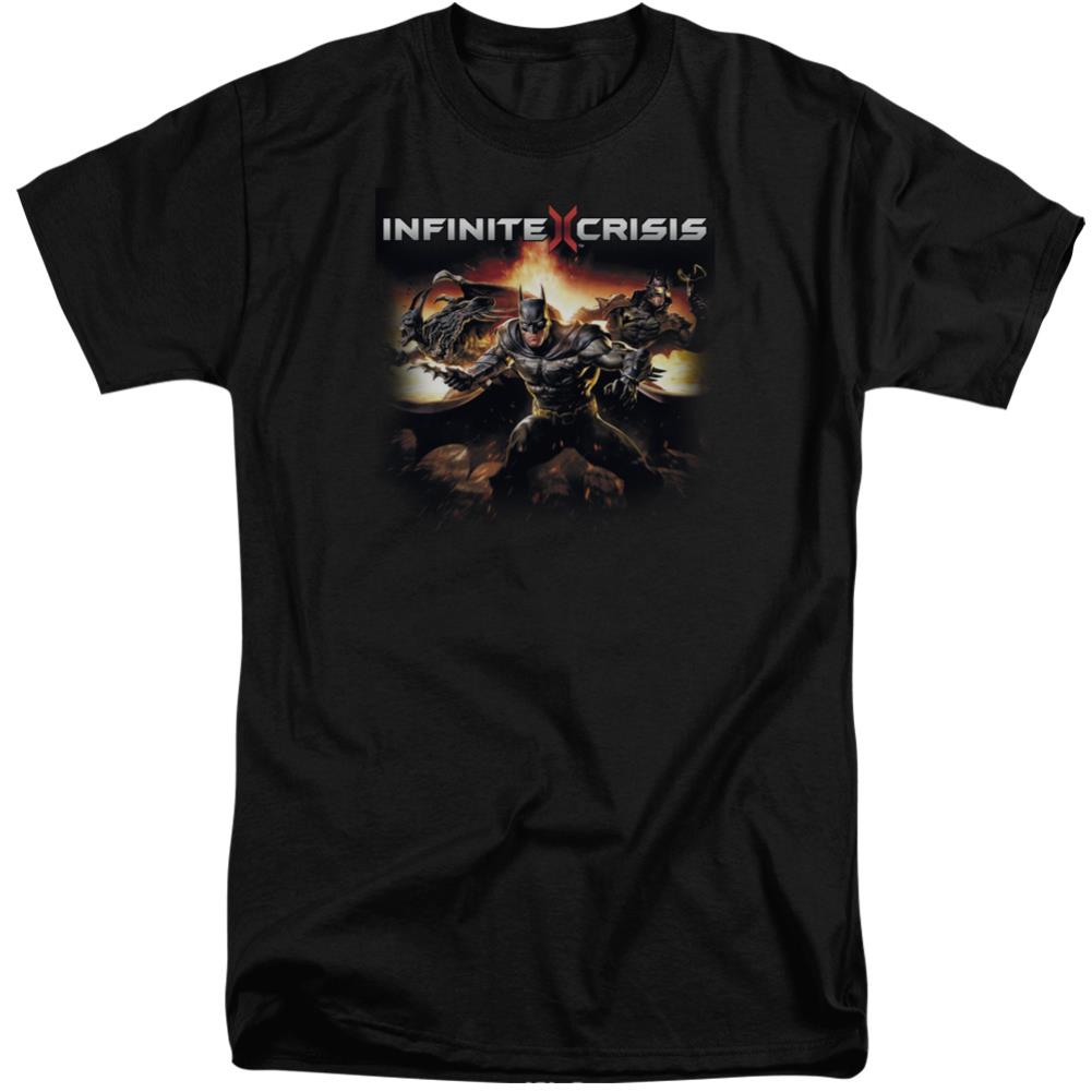 Infinite Crisis Batmen Men's 18/1 Tall Cotton Short-Sleeve T-Shirt