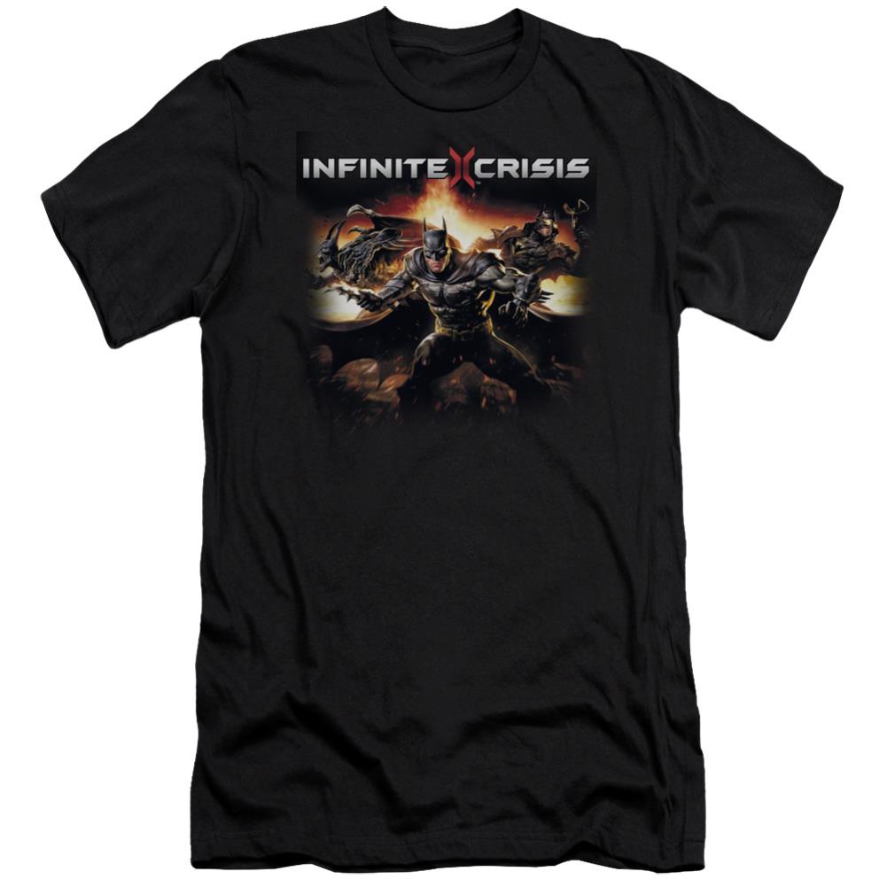 Infinite Crisis Batmen Men's Ultra-Soft 30/1 Cotton Slim Short-Sleeve T-Shirt