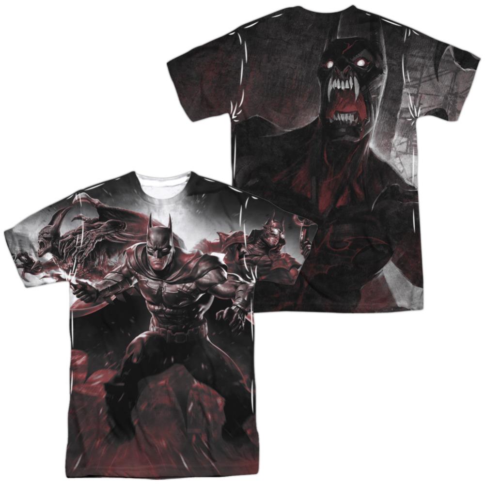 Infinite Crisis IC Batman (Front/Back Print) Men's Regular Fit Polyester Short-Sleeve T-Shirt