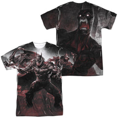 Infinite Crisis IC Batman (Front/Back Print) Men's Regular Fit Polyester Short-Sleeve T-Shirt